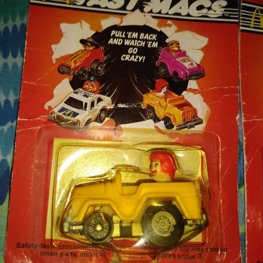 1985 fast macs McDonald's toys